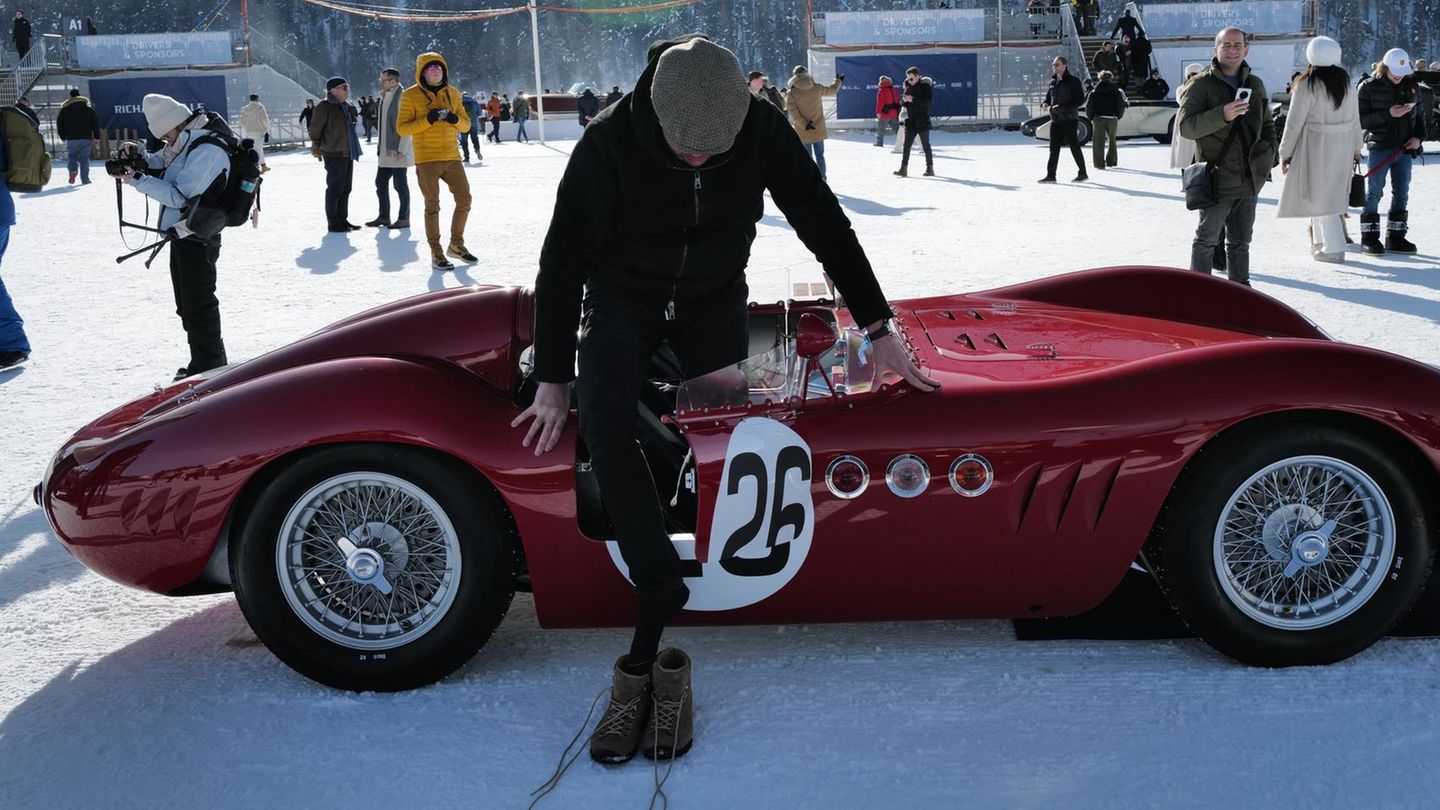 Autos Oldtimer St. Moritz