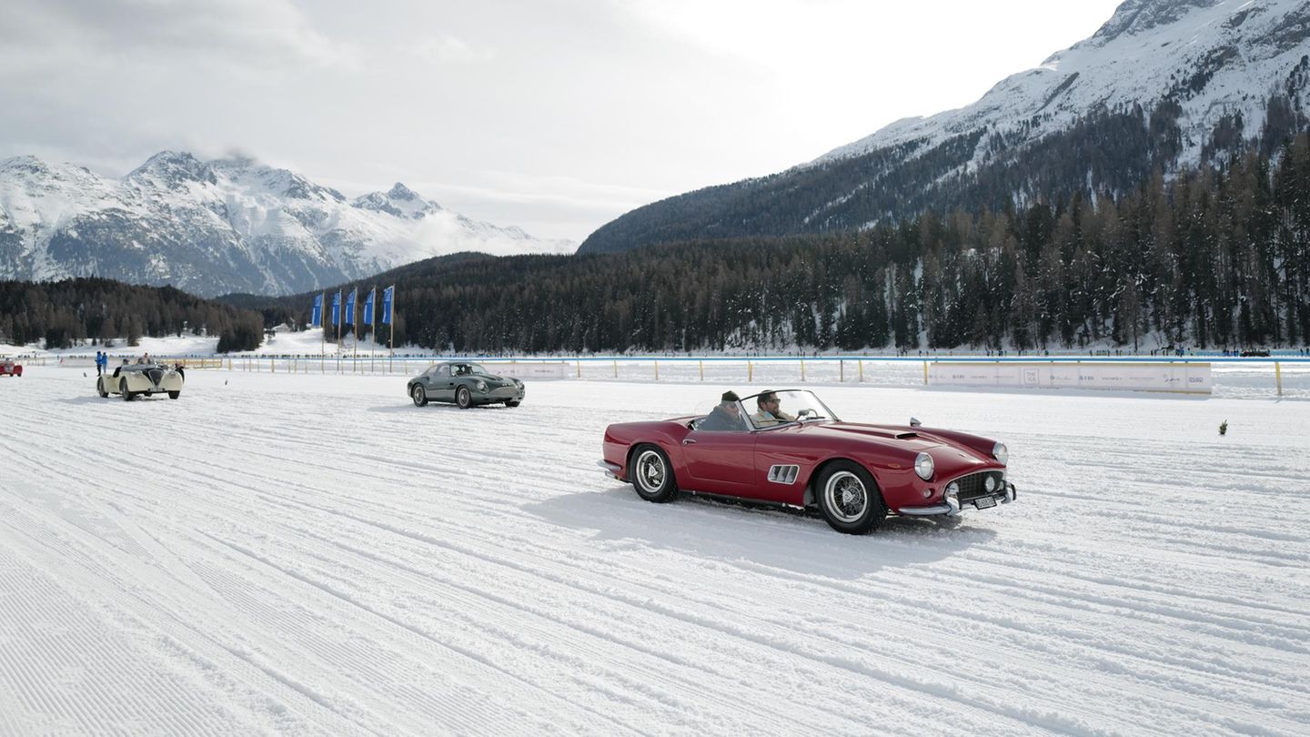 Autos Oldtimer St. Moritz