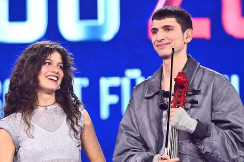 Beim ESC 2025 treten "Abor & Tynna" für Deutschland an: Hier die Geschwister bei "Chefsache ESC 2025: Wer singt für Deutschland?" auf RTL