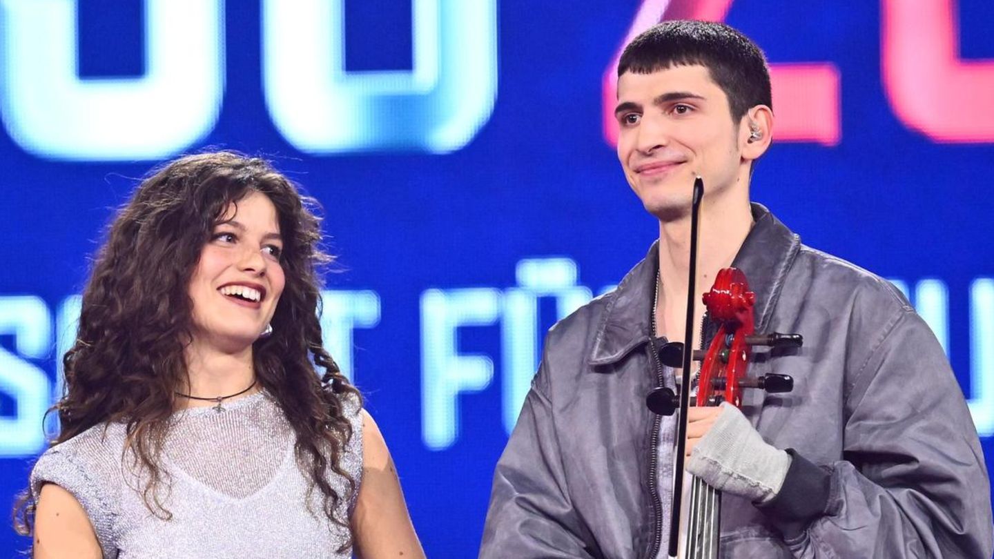 Beim ESC 2025 treten "Abor & Tynna" für Deutschland an: Hier die Geschwister bei "Chefsache ESC 2025: Wer singt für Deutschland?" auf RTL