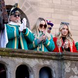 Die Geissens beim Rosenmontagszug in Köln