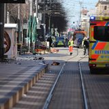 Mannheim: Tatort am Paradeplatz kurz nach der Amokfahrt