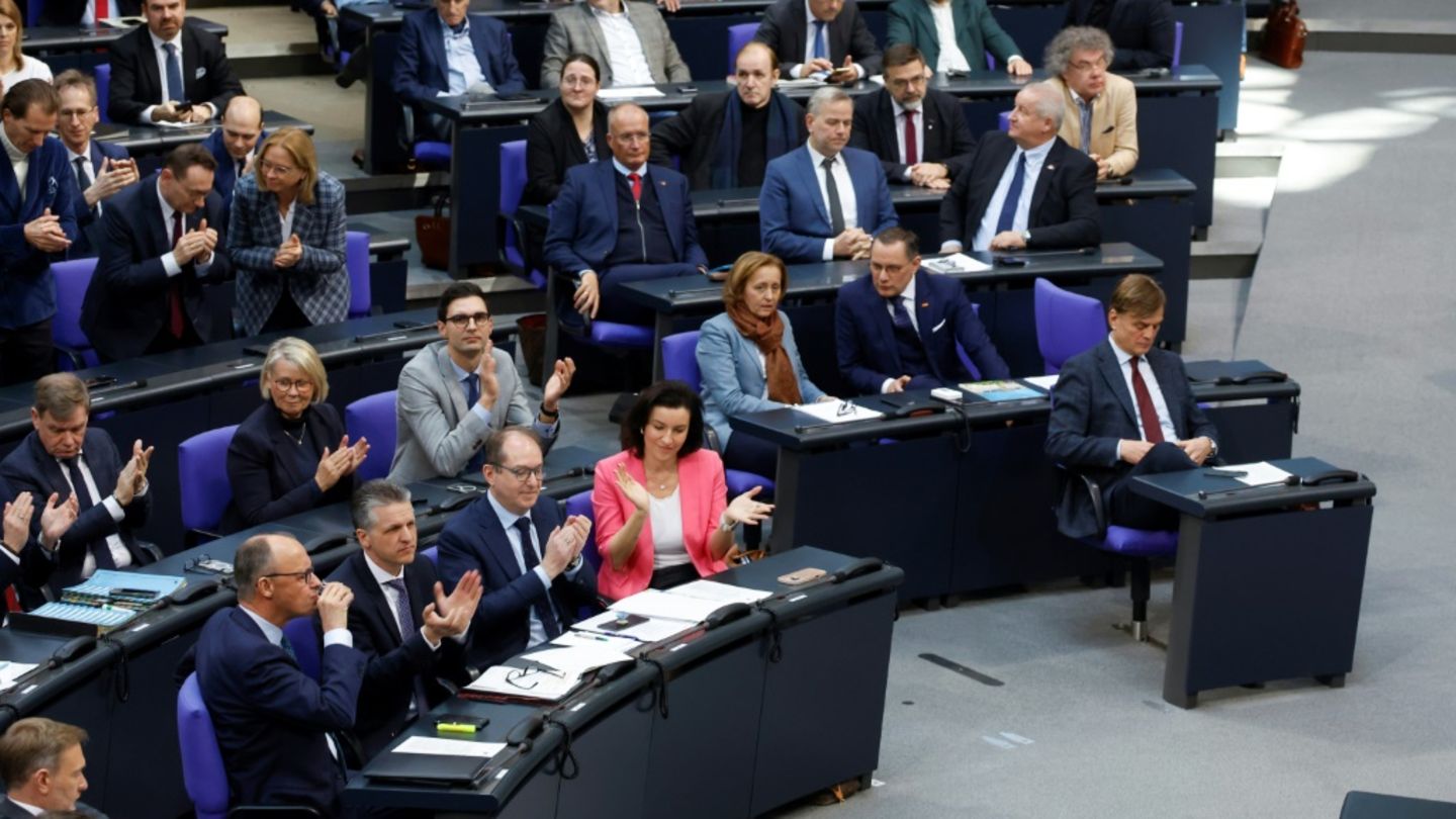 Fraktionen von Union und AfD im Bundestag