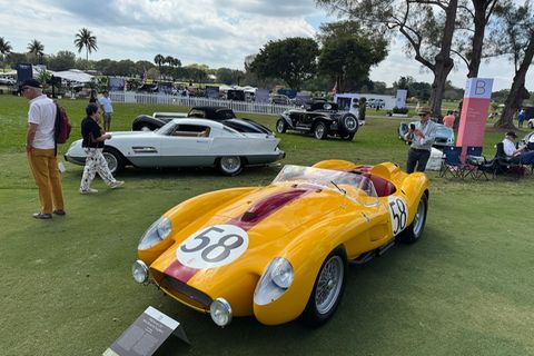 Es wartet eine Armee von Ferrari-Klassikern aus den vergangenen fünf Jahrzehnten – vom eleganten 330 GTC bis zum sportlichen 599xx 