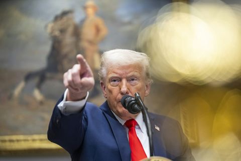 Trump am Montag im Weißen Haus