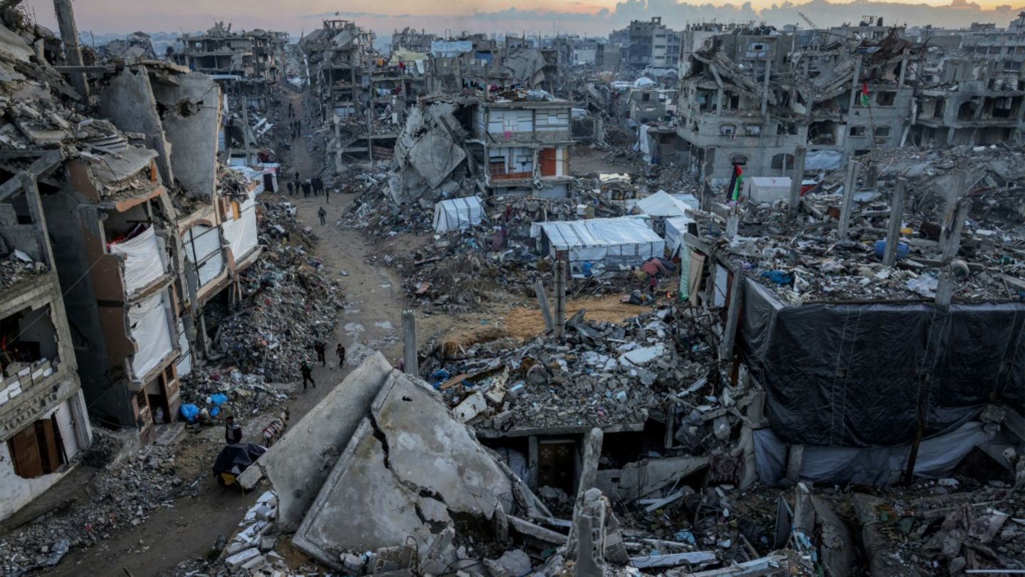 Der Gazastreifen ist weitgehend zerstört