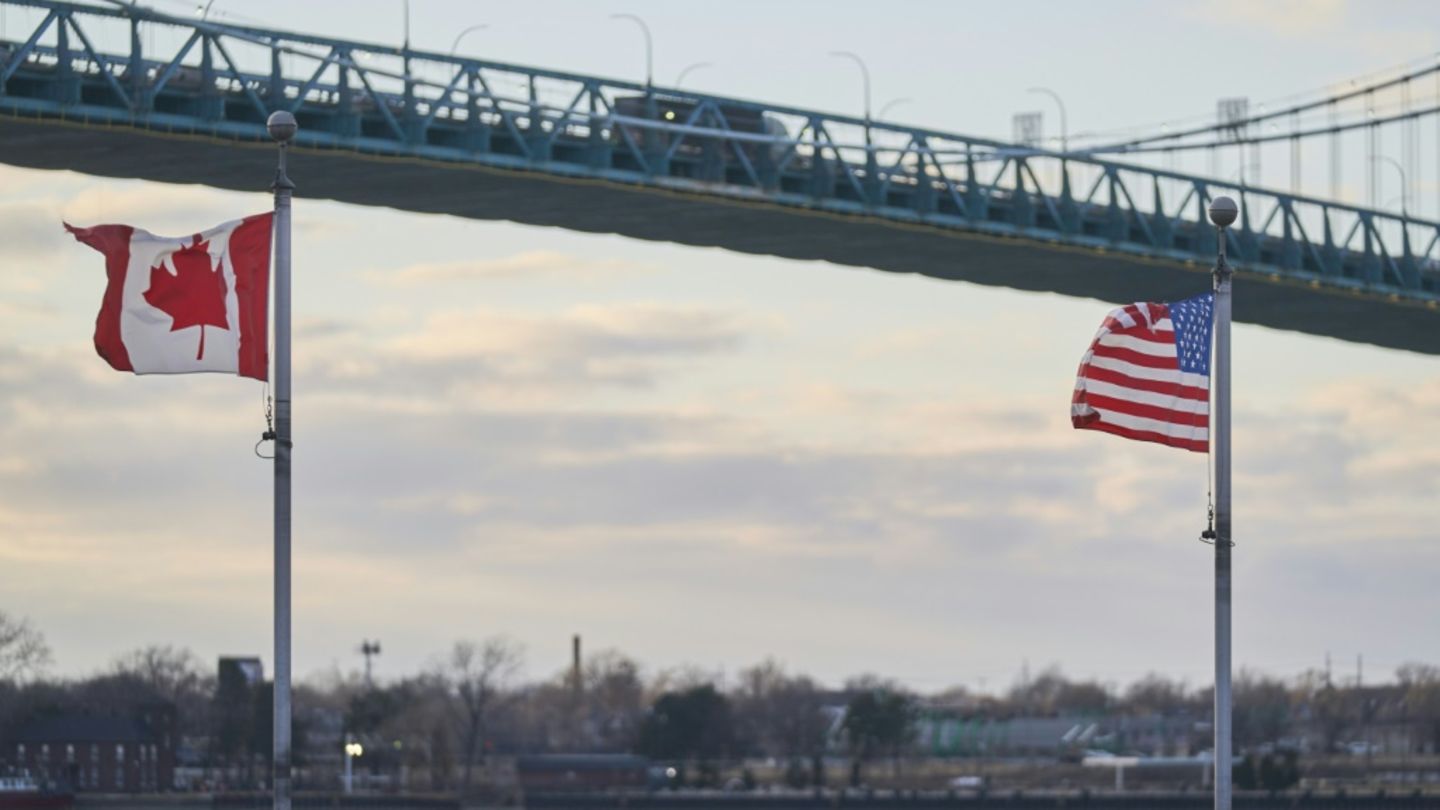 Ambassador-Brücke zwischen Detroit und dem kanadischen Windsor