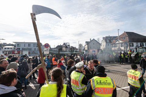 Biberach im Februar 2024: Die Krawalle am Rande des politischen Aschermittwochs der Grünen sorgten für bundesweites Aufsehen