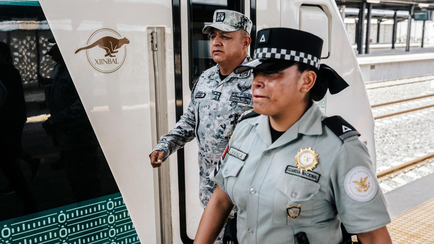 Einsatz von Nationalgardisten (GN) in Mexiko