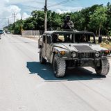 Das mexikanische Militär im Baugebiet