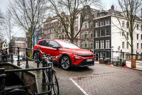 Skoda ELROQ Testfahrt
