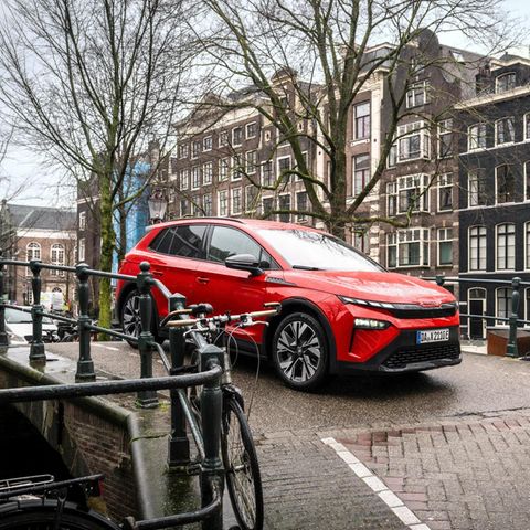 Skoda ELROQ Testfahrt