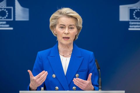 Von der Leyen stellt Kredite in Aussicht, um gemeinsam Luftabwehrsysteme für die Ukraine zu beschaffen