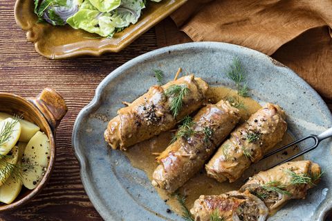 Rezept für Litauische Schweinerouladen