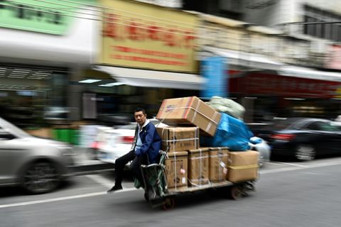Händler in China