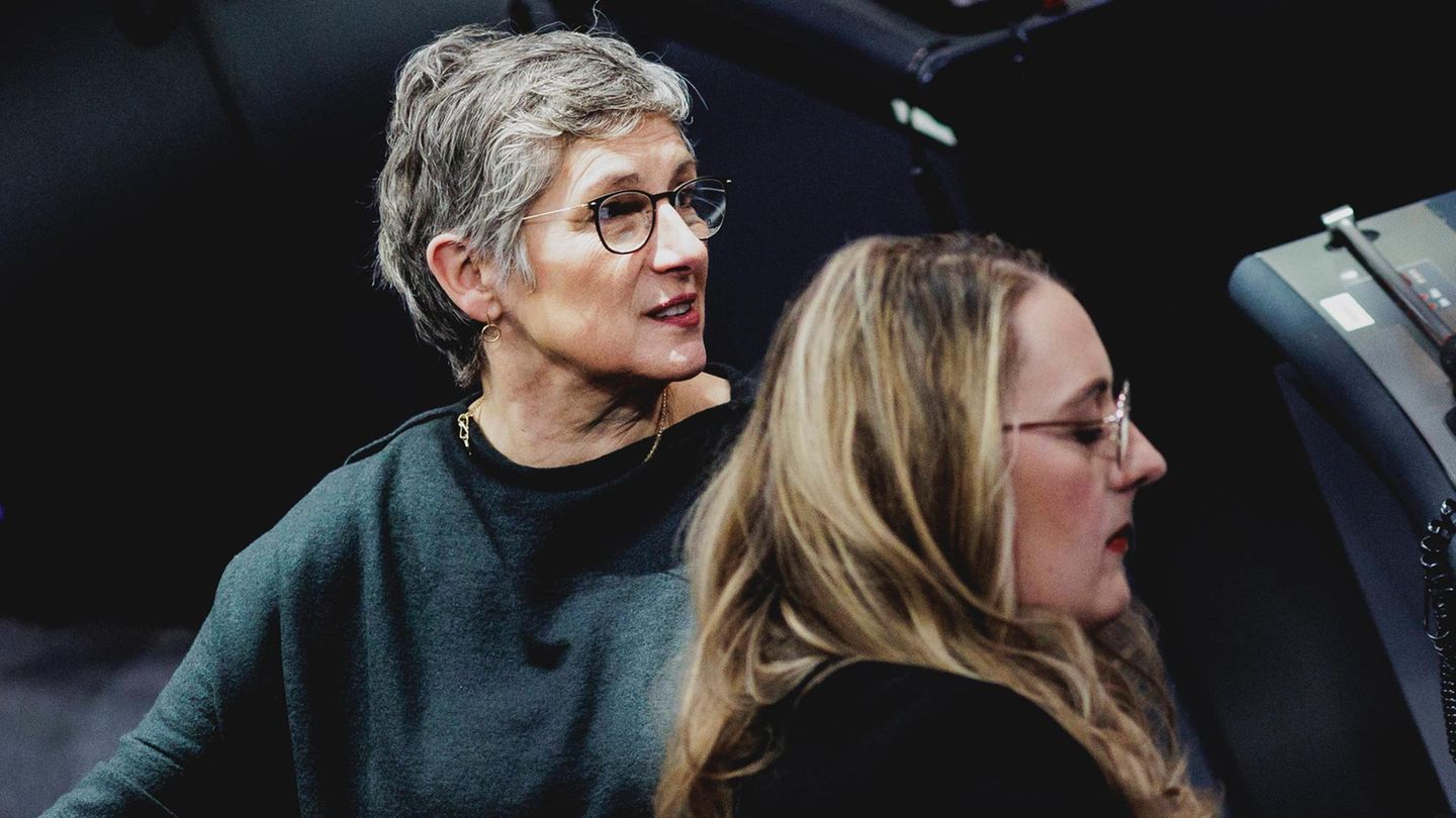 Grüne Haßelmann Dröge Britta Haßelmann und Katharina Dröge von den Grünen