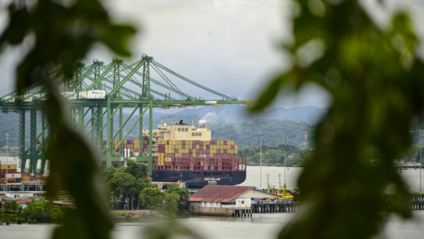 Hafen am Panamakanal