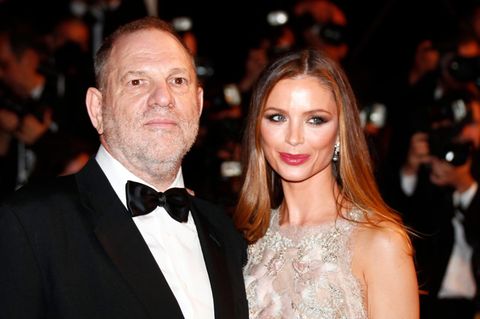 Filmproduzent Harvey Weinstein 2016 mit seiner damaligen Frau Georgina Chapman.