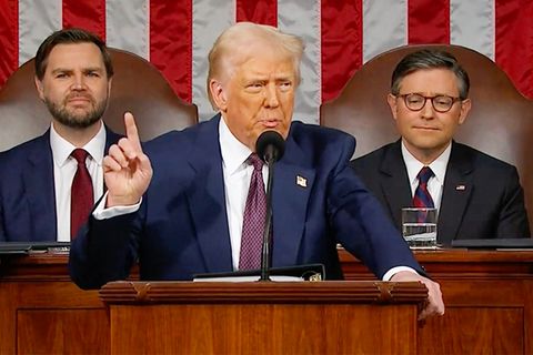 Trump hält erste große Rede seiner Amtszeit – Demokrat wird aus Saal geführt