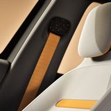 Die Stoffe im Innenraum bestehen zum großen Teil aus recycelbaren Materialien