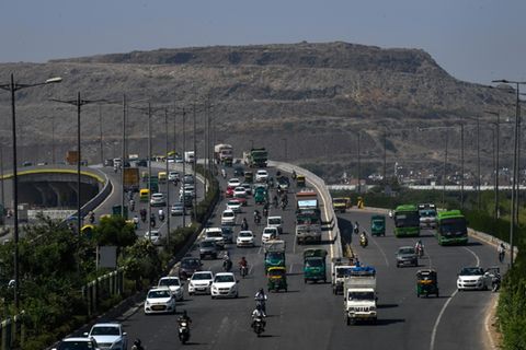 Die Bhalswa-Mülldeponie in Neu Delhi soll verschwinden