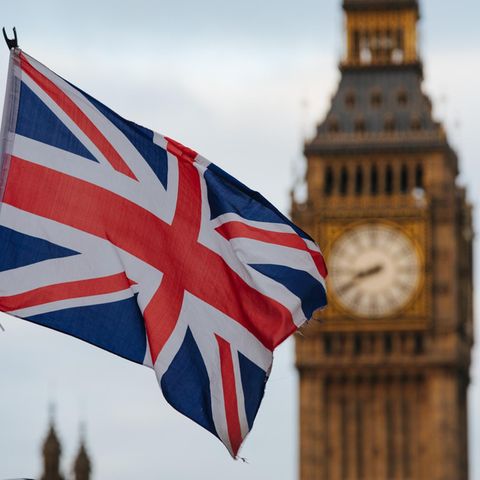 Flagge von Großbritannien, im Hintergrund der Big Ben – Symbolfoto für ETA