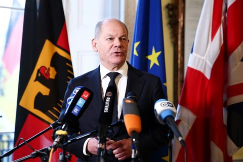 Kanzler Scholz