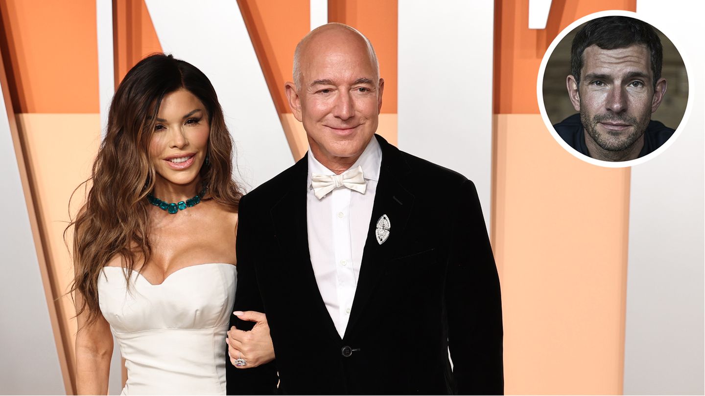 Amazon-Chef Jeff Bezos und seine Verlobte Lauren Sánchez bei der Oscar-Party der Zeitschrift "Vanity Fair"