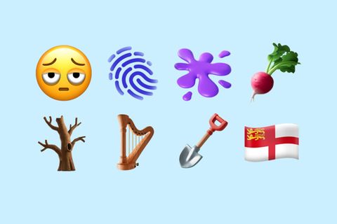 Die neuen Emojis, die in iOS 18.4 enthalten sind für iPhone enthalten sind