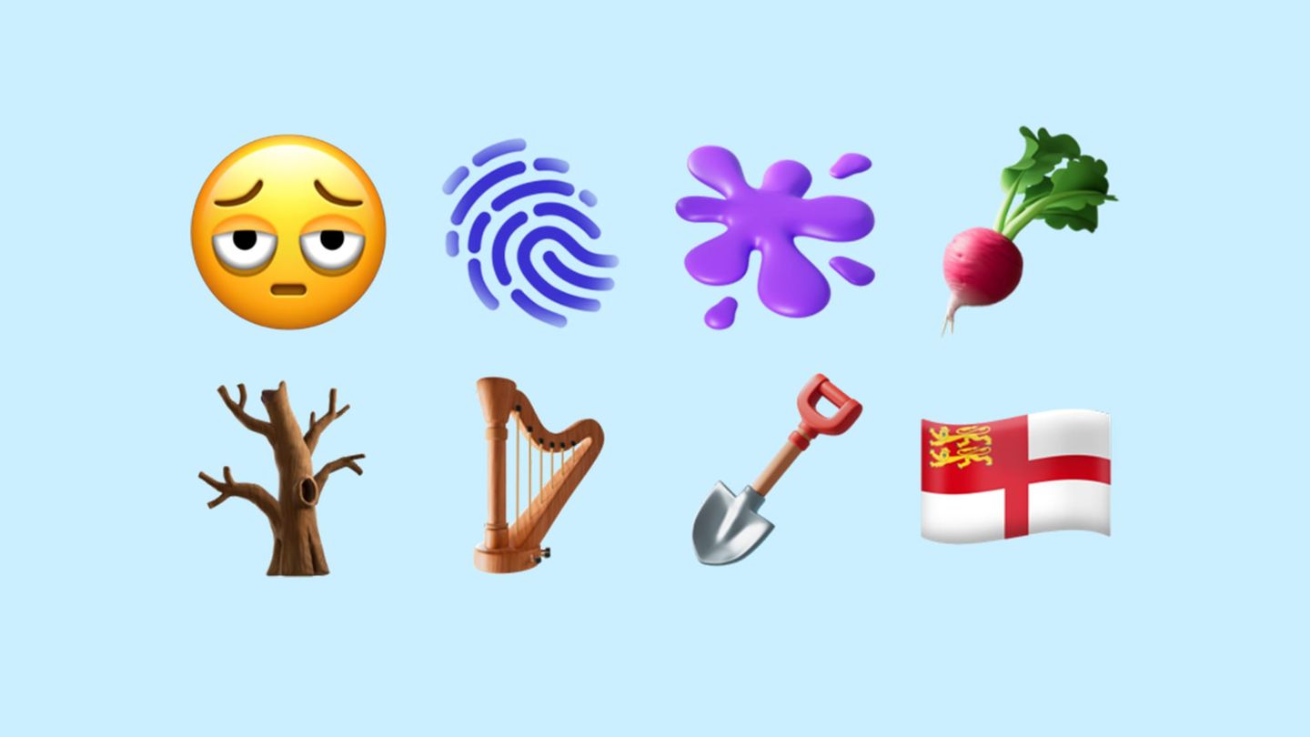 Die neuen Emojis, die in iOS 18.4 enthalten sind für iPhone enthalten sind