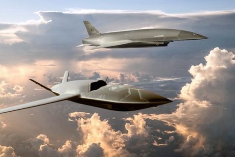 Die Fighter-Drohnen YFQ-42A und YFQ-44A