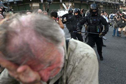 Polizeieinsatz in Buenos AiresW