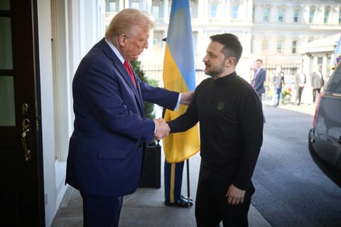 Trump (l.) und Selenskyj in Washington