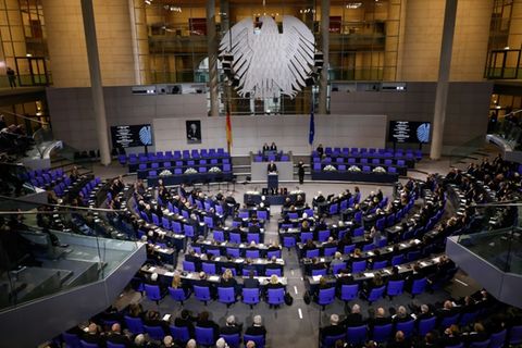 Plenarsaal des Bundestags