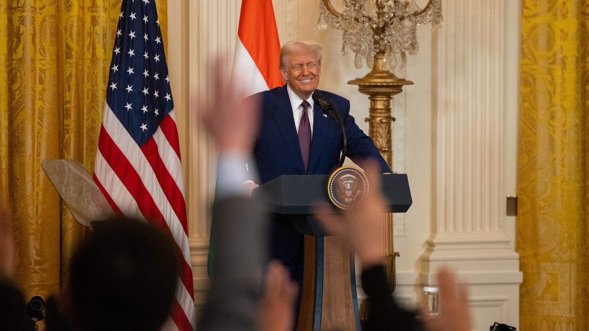Donald Trump beantwortet gerne Fragen – nur bitte keine kritischen