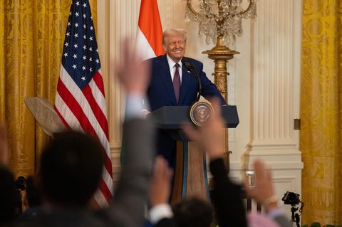 Donald Trump beantwortet gerne Fragen – nur bitte keine kritischen