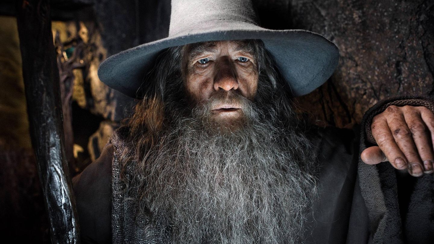 Ian McKellen in seiner Rolle als Gandalf