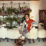 Valentino Garavani in seinem Chalet in Gstaad