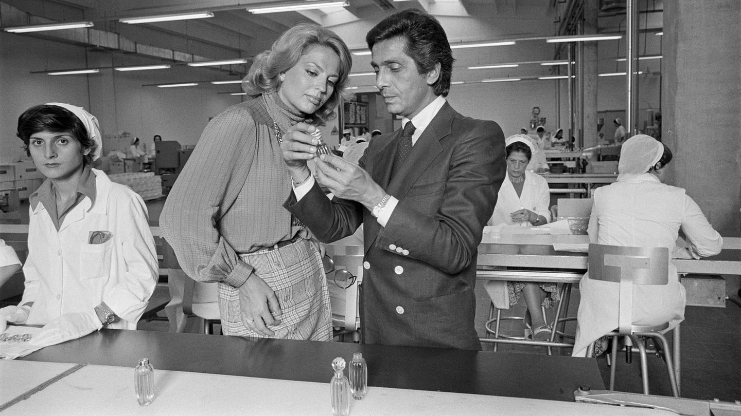 Valentino Garavani mit Ira von Fürstenberg