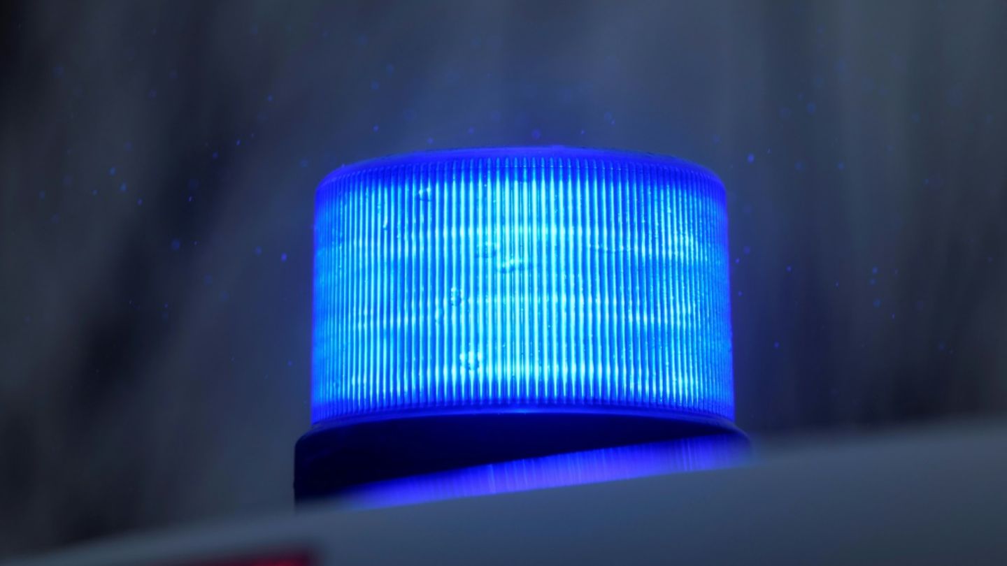 Blaulicht eines Polizeiautos