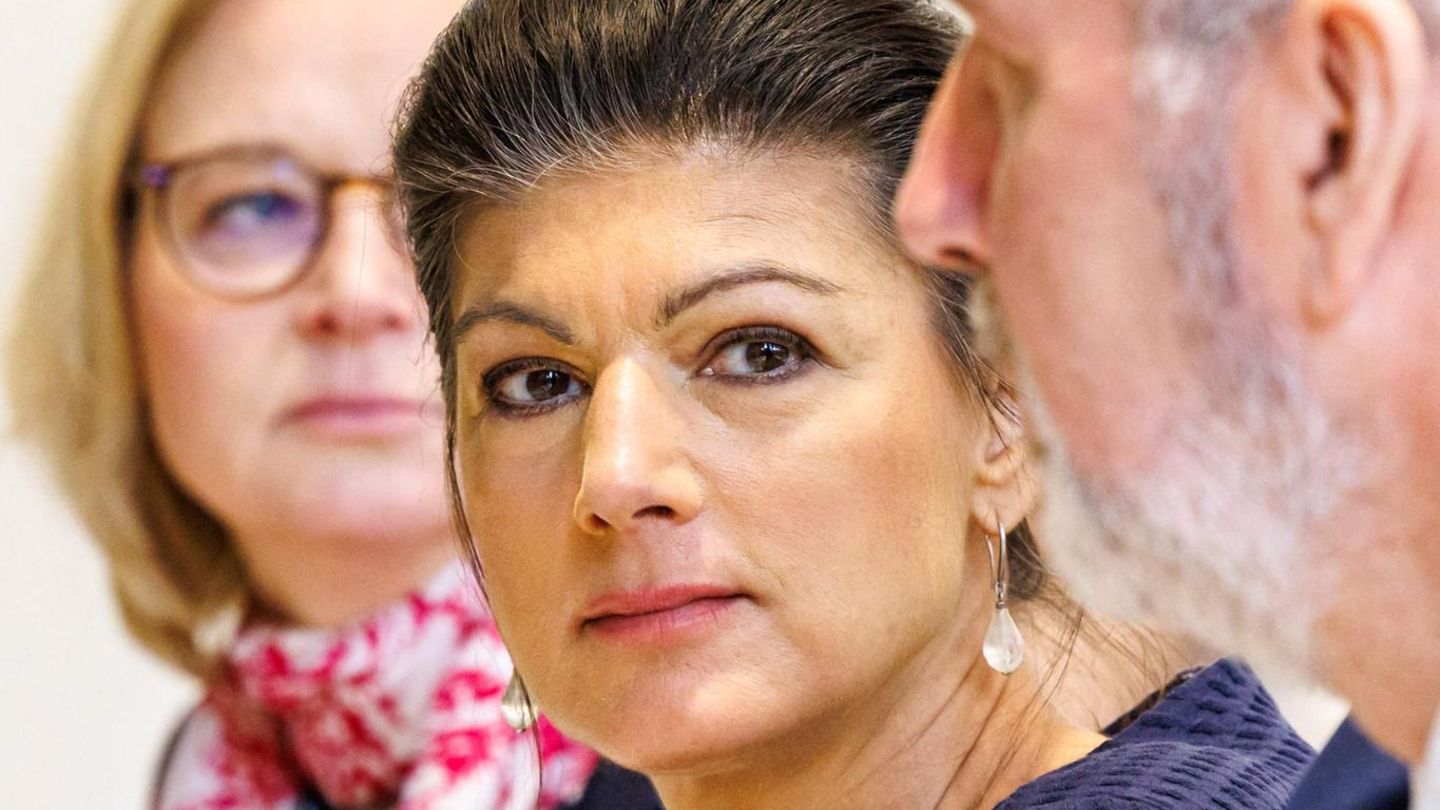 Sahra Wagenknecht und die Thüringer BSW-Spitze