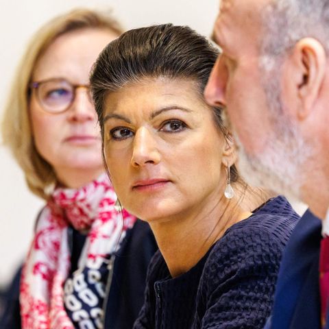 Sahra Wagenknecht und die Thüringer BSW-Spitze