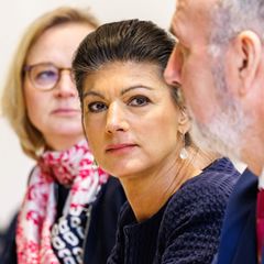 Sahra Wagenknecht und die Thüringer BSW-Spitze