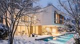 Garten des Jahres Schnee