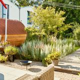 Garten des Jahres Fasssauna