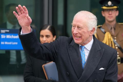 König Charles III. am 19 Februar in London