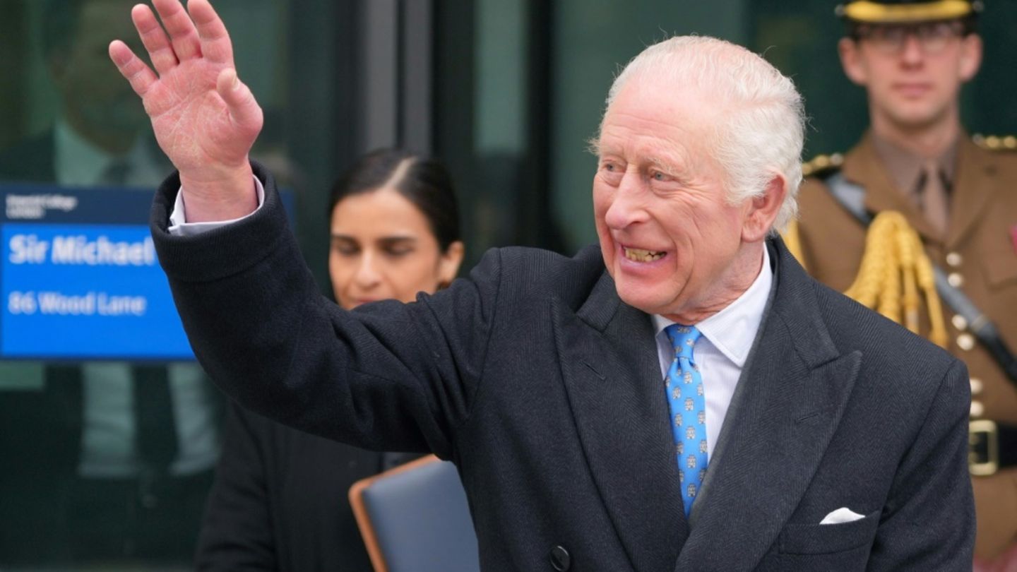 König Charles III. am 19 Februar in London
