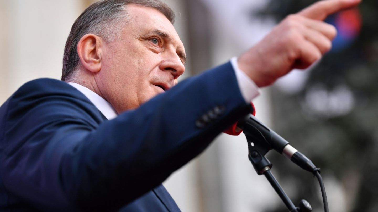 Der bosnische Serbenführer Milorad Dodik