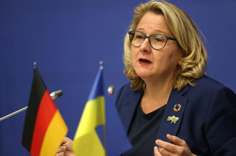 Svenja Schulze in Kiew