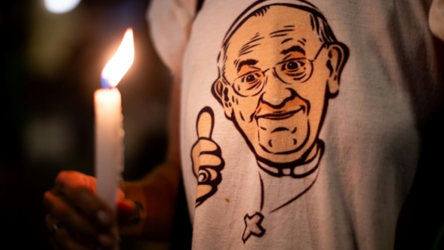 Beten für Franziskus